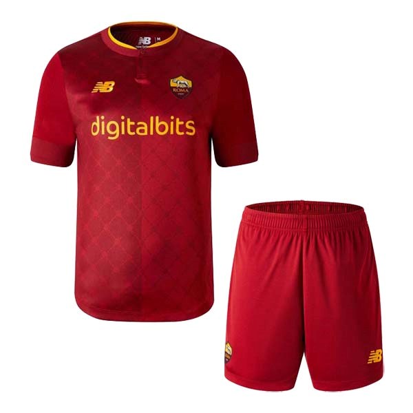 Camiseta AS Roma Primera equipo Niños 2022-23